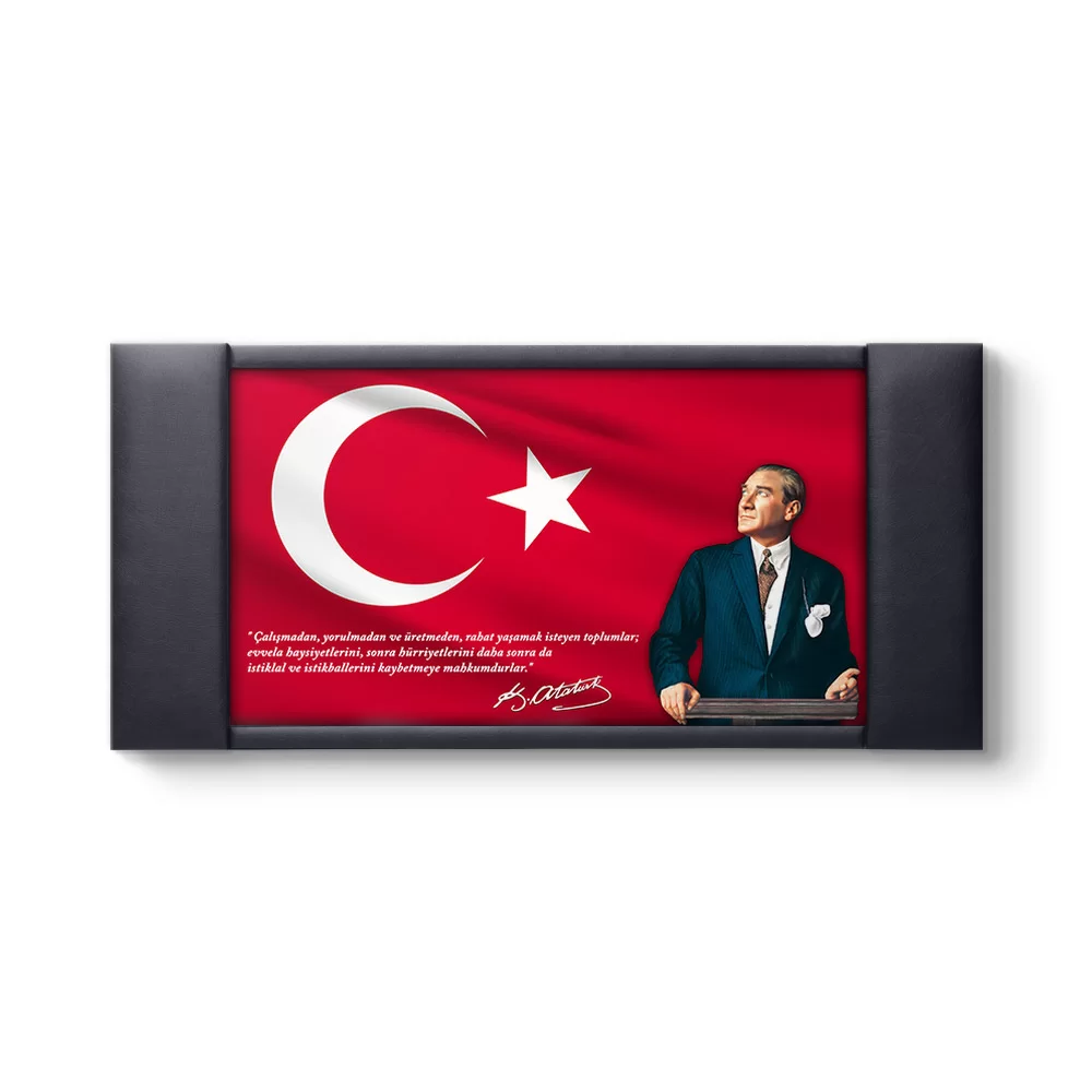 Atatürk Resimli Makam Panosu